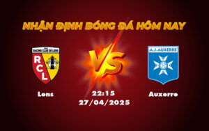 lens auxerre 27 04 ligue 1