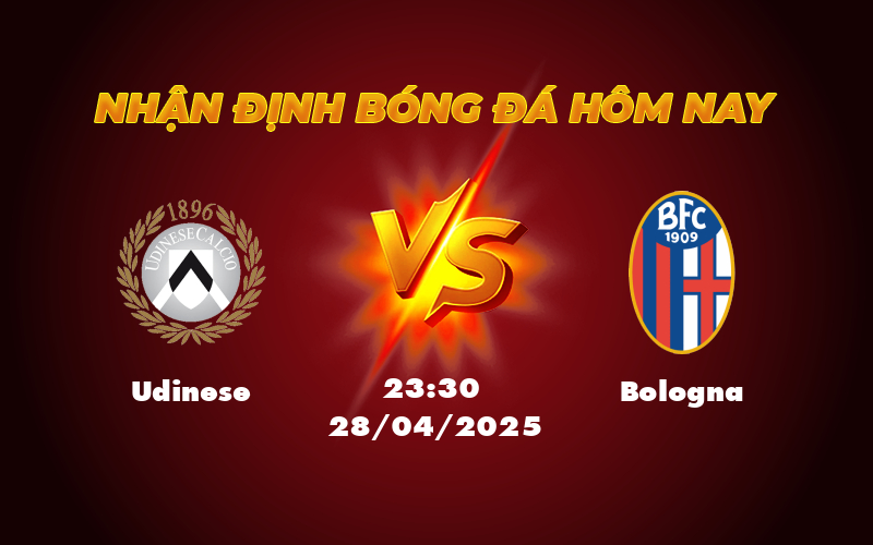 Nhận định soi kèo Udinese vs Bologna Bologna chiếm ưu thế vượt trội 1 udinese bologna 28 04 seria a