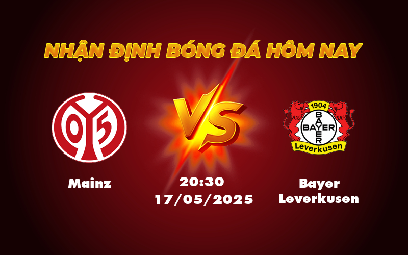 Nhận định soi kèo Mainz vs Bayer Leverkusen Cuộc đọ sức hấp dẫn giữa hai đội trong top đầu Bundesliga 1 mainz bayer leverkusen 17 05 bundesliga