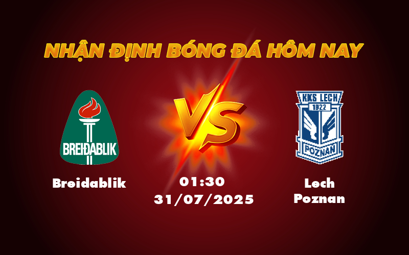 Nhận định soi kèo Breidablik vs Lech Poznan Thử thách khó nghiêng về đội khách 1 breidablik lech poznan 31 07 c1