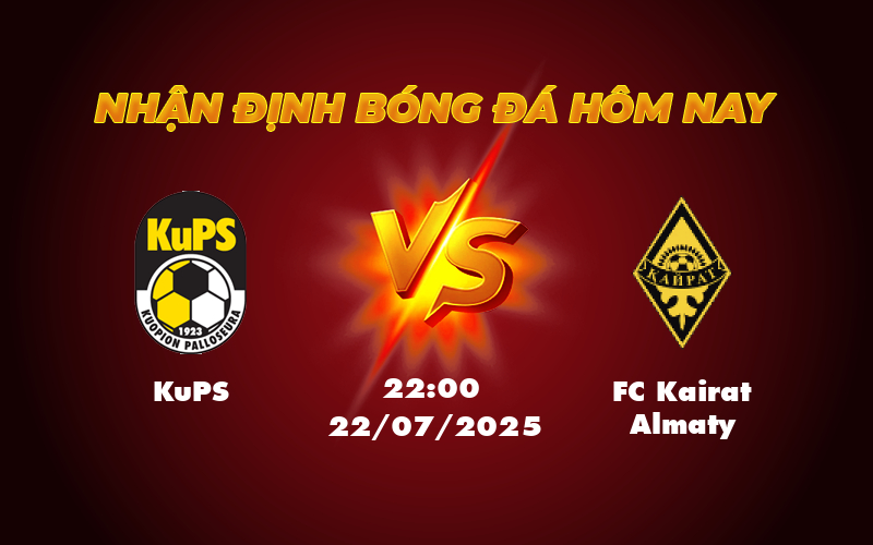 Soi kèo KuPS vs FC Kairat Almaty Sẵn sàng cho cuộc đối đầu cân tài cân sức 1 kups fc kairat almaty 22 07 c1