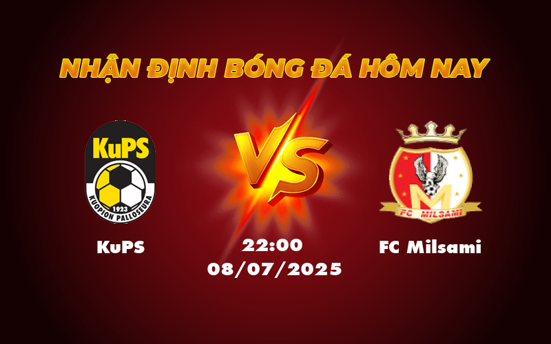 Nhận định soi kèo trận KuPS vs FC Milsami KuPS chiếm ưu thế trên sân nhà 1 kups fc milsami 08 07 c1